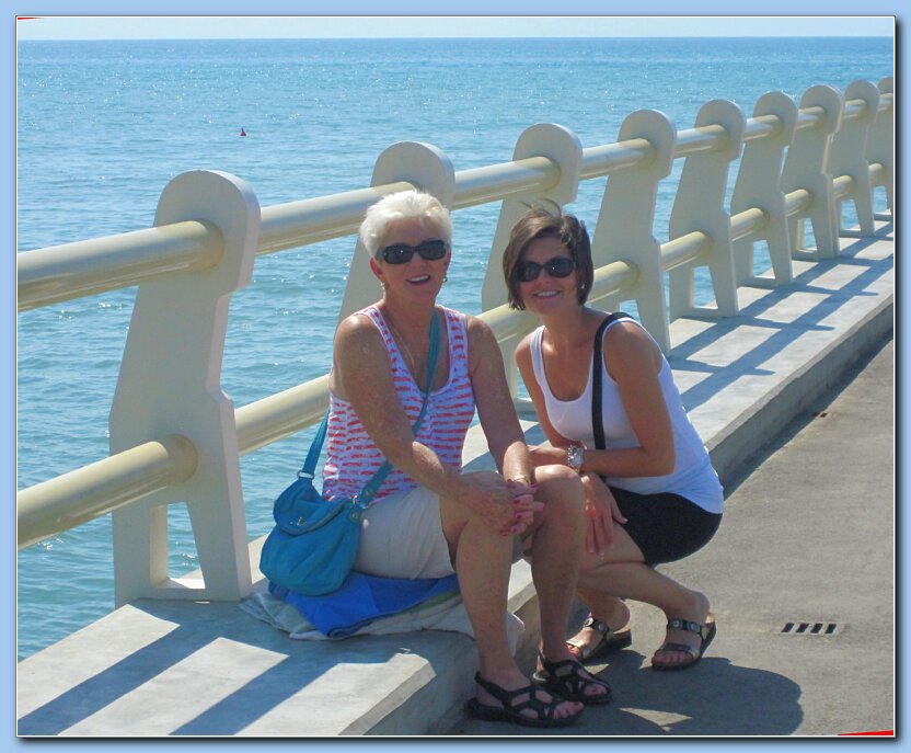 Mimi Sandy and Katie on the Pier